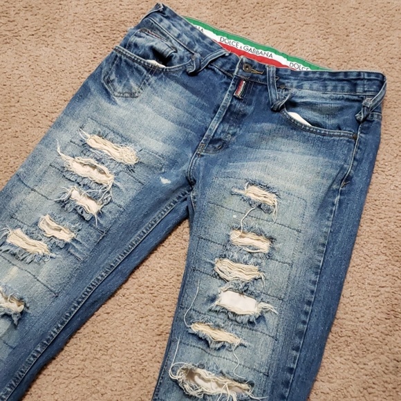 Dolce & Gabbana Other - Dolce & Gabbana Designer Blue Jeans Wear 33 x 32